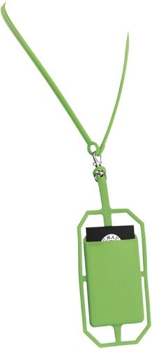 Картхолдер RFID со шнурком, лайм