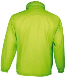 Ветровка водоотталкивающая унисекс SURF, лаймовый, XL