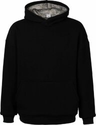 Худи Furry Oversize, черное, XL/2XL