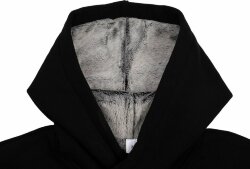 Худи Furry Oversize, черное, XL/2XL