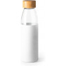  Бутылка стеклянная NAGAMI в силиконовом чехле, 540 мл, прозрачный/белый