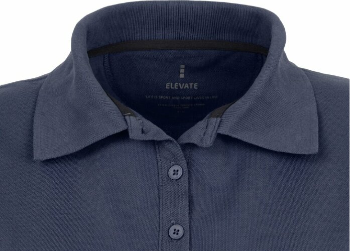 Женская футболка-поло Elevate Calgary с коротким рукавом, темно-синий, размер S (42-44)