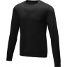  Мужской свитер Elevate Zenon с круглым вырезом, черный, размер S (48)