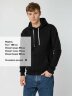 Толстовка с капюшоном Unit Kirenga Heavy, черная, 3XL