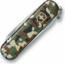 Нож перочинный Victorinox Classic 58, зеленый камуфляж