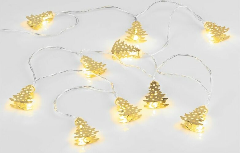 Светодиодная гирлянда Golden Lights, золотистая