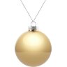 Оформительский шар Finery, 8 см, глянцевый золотистый