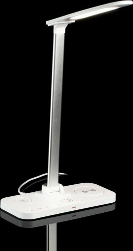 Настольная лампа с беспроводной зарядкой Uniscend Power Light, белая