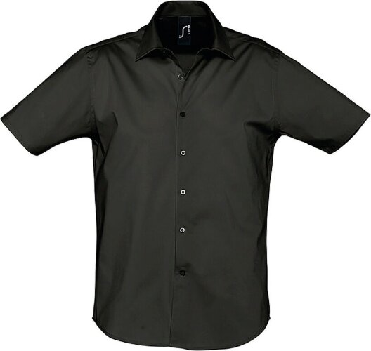 Рубашка мужская BROADWAY 140, черный, 3XL