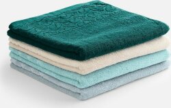 Полотенце махровое Hoya, среднее, темно-бирюзовое