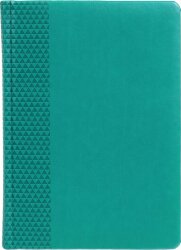 Ежедневник Prizma, недатированный, бирюзовый