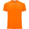  Футболка Roly Bahrain мужская, неоновый оранжевый, размер M (48)
