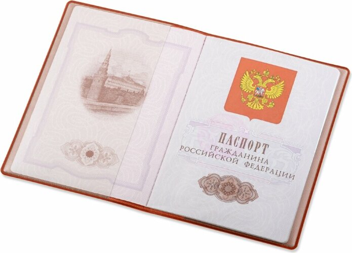 Классическая обложка для паспорта Favor, оранжевая
