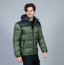 Куртка JRC SIBERIA нейлон 40, био-пух 530, темно-зеленый, черный, 3XL