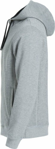 Толстовка мужская CLASSIC HOODY FULL ZIP 300, серый меланж, M
