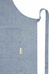 Pheebs 200 g/m2 recycled cotton apron, синий