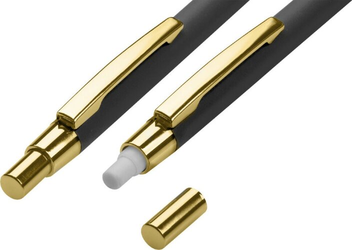 Набор CPen Ray (ручка+карандаш), черный/золотой