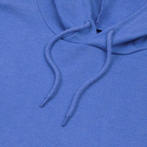 Толстовка с капюшоном унисекс Hoodie, ярко-синий меланж, размер XS