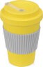Термокружка Muffin из натуральных волокон, желтый