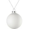 Оформительский шар Finery, 8 см, матовый белый