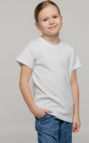 Футболка детская T-Bolka Kids, белая, 8 лет