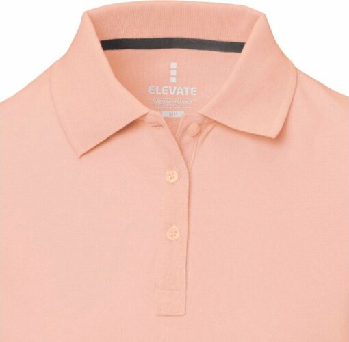 Женская футболка-поло Elevate Calgary с коротким рукавом, pale blush pink, размер XL (50-52)