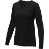 Женский пуловер с V-образным вырезом Elevate Stanton, черный, размер M (44-46)
