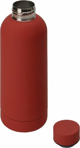 Вакуумная термобутылка Waterline Cask soft touch 500 мл, красный
