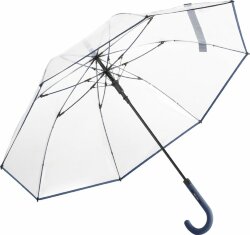 Зонт 7112 AC regular umbrella FARE® Pure transparent, темно-синий