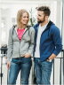 Толстовка мужская CLASSIC HOODY FULL ZIP 300, серый меланж, L
