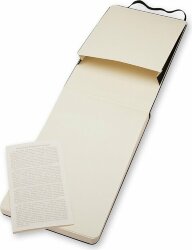 Записная книжка Moleskine Reporter (нелинованная), Pocket (9х14 см), черный