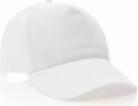 Бейсболка XD Collection Impact из переработанного хлопка AWARE™, 5 клиньев, 190 г/м2, белый