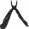 Мультитул Stinger, 105x45 мм, 13 функций, сталь, чёрный, в комплекте 9 насадок и нейлоновый чехол