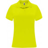  Рубашка поло женская Roly Monzha, неоновый желтый, размер S (40)