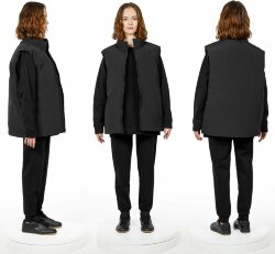 Жилет двусторонний andor, черный, размер XL/2XL