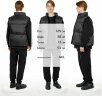 Жилет двусторонний andor, черный, размер XL/2XL