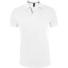 Рубашка поло мужская PORTLAND MEN 200, белый, серый, M