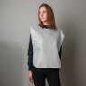 Промо жилет "Vestr new"; белый; M/L; 100% п/э, белый, M L