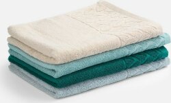 Полотенце махровое Hoya, большое, голубое