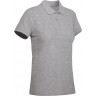 Рубашка поло Roly Prince женская, серый меланж, размер 2XL (52)