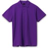 Рубашка поло мужская Sol's Spring 210, темно-фиолетовая, размер S