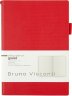 Ежедневник недатированный А5 Bruno Visconti Grand, красный