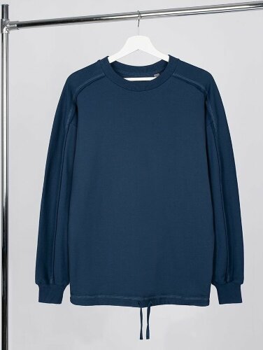 Свитшот унисекс Manevr Vozduh, темно-синий, XL/2XL