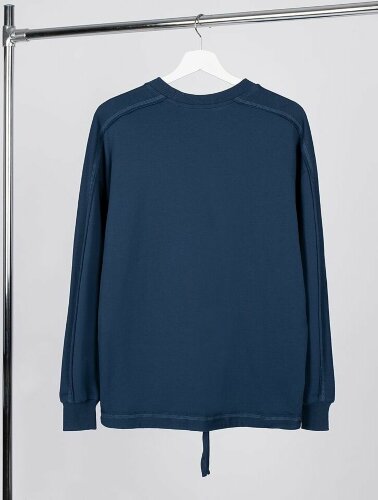Свитшот унисекс Manevr Vozduh, темно-синий, XL/2XL