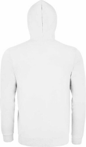 Толстовка худи унисекс на молнии STONE 260, белый, 3XL