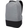 Рюкзак Cover из вторичного ПЭТ с противосъемным приспособлением, серый