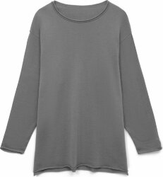 Лонгслив унисекс Siluetti Fuori, серый, S/M