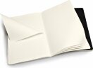 Записная книжка Moleskine Volant (в линейку, 2 шт.), Large (13х21 см), черный