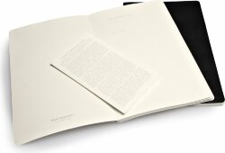 Записная книжка Moleskine Volant (в линейку, 2 шт.), Large (13х21 см), черный