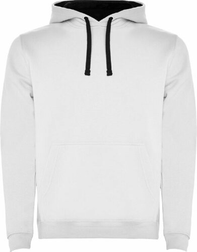 Толстовка с капюшоном Roly Urban мужская, белый/нэйви, размер 3XL (62)